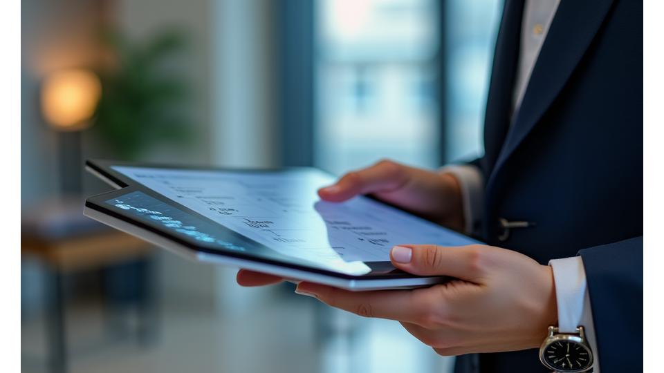 Digital calendar interface showing available appointment slots for a luxury consultation.